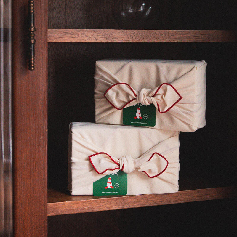

[Bojagi Package] 2 Pairs of 55% Wool Wrap Basic Socks 1 pair of ivory + 2 pairs of black