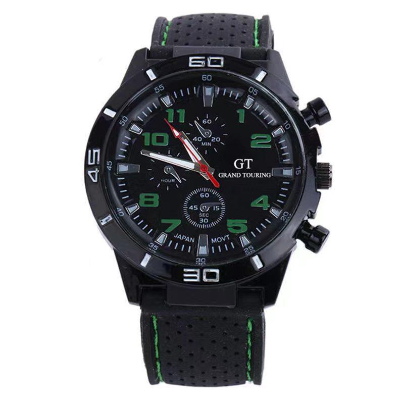 New Fake Three Eyes Digital Sports Men's Watch Men's Quartz Watch Silicone Band Belt Classic Fashion Men's Watch