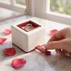 Aufbewahrung Kreative Klappringbox Drehbar Paar Überraschung Erklärung Geschenk für Freundin