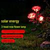 Enpufike LED Solar Rose Garden Stake Light