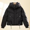 Fashion Women's Winter Jackets Hooded Casual Thick Short Parkas Female Warm Coat
