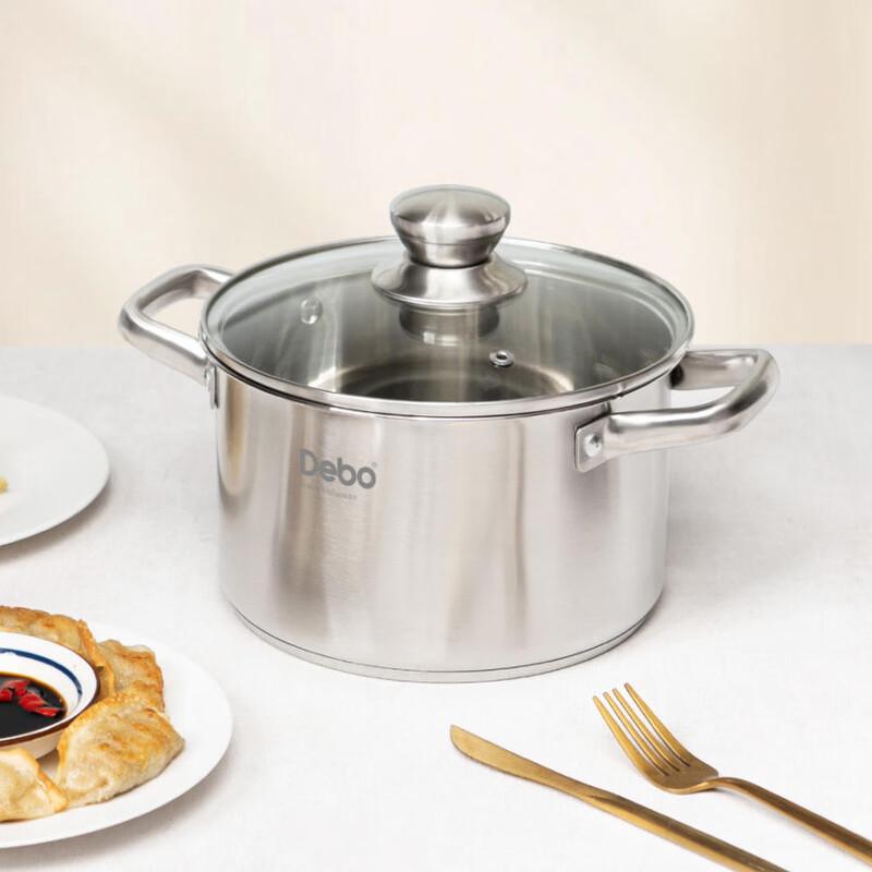 Debornir 20cm 304 Stainless Steel Soup Pot