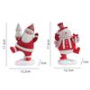 Christmas Desktop Ornament Resin Figurines Miniatures Decoration for Home