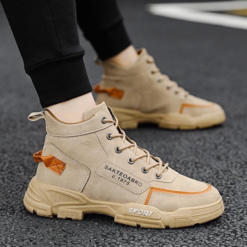 

Осень Новые Мужские Ботинки Мартин Высокие Мужские Ботинки Модные Ботинки Модные Ботинки 39