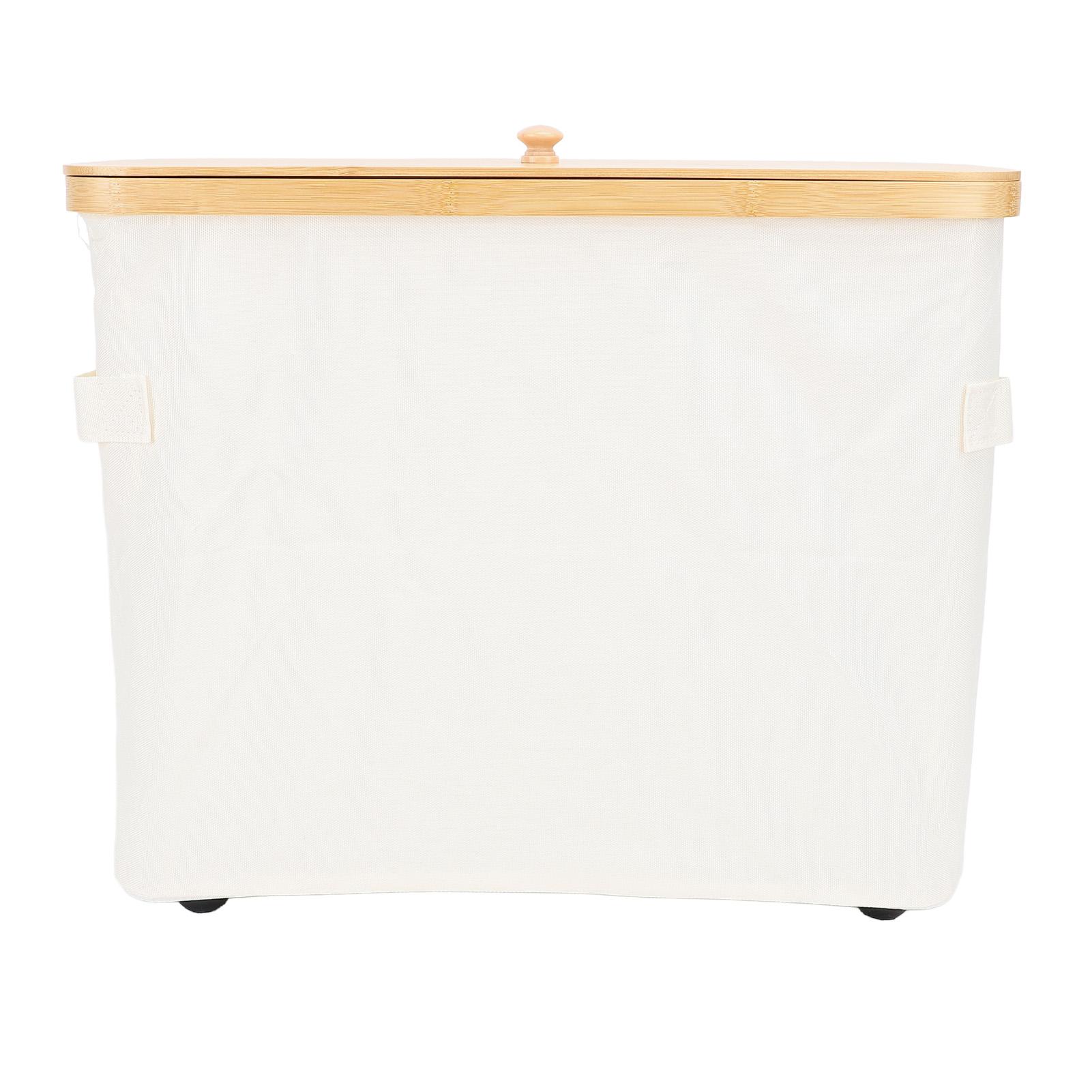 Корзина для хранения туалетной бумаги с крышкой и ручкой складная напольная легкая сборка контейнер для туалетной бумаги B Beige 3273₽