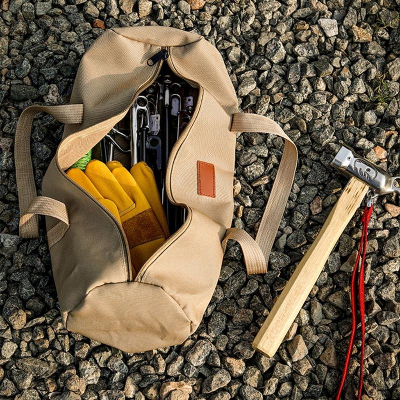 Tent Rod Storage Bag Waterproof Oxford Cloth Pouches Tent Accessory Organizers Container for Awnings Frame Canopy Rod