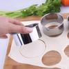 5PCS Round Stainless Steel Biscuit Mold Dumpling Skin Cutting Mold DIY Biscuit Pastry Cake Baking Tools Kitchen Baking Gadget
