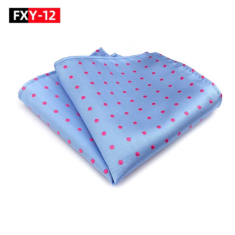 Men's Polka Dot Pocket Square Handkerchief - Stylish Suit Accessory