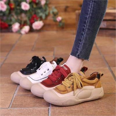 New Platform Shoes Women Outdoor Casual Sneakers Fashion Soft Sole Heighten Leather Shoe Breathable Fitness Running Sneaker 2024