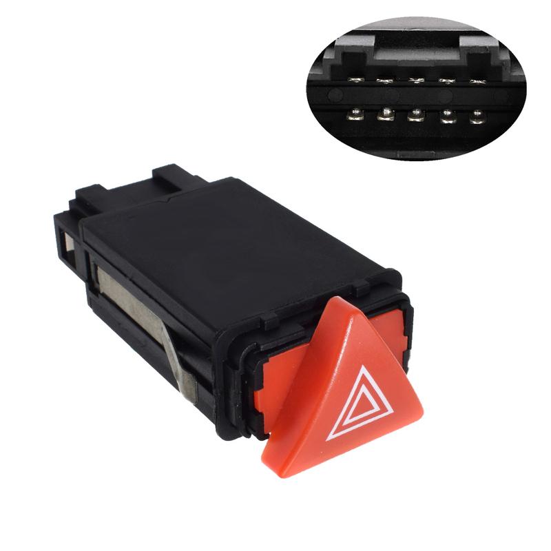For A3 For 8L 1996-2003 Hazard Light Switch Relay 10 Pin Unit Matches OEM Mounting Footprint and Terminal Orientation
