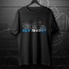 T-shirt noir pour homme et femme Suzuki GT50P 1977-1982 - Moto