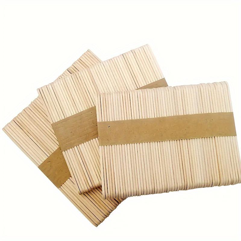 

150PCs Disposable Waxing Wooden Tongue Depressor Body Hair Removal Stick Tongue Depressor Wooden Spatulas Body Wax Waxing