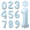 1Pc Large 40inch Number 1-9 Foil Balloons for Kid Boys Girls Crown Happy Birthday Balloon Baby Shower Decor Supplies