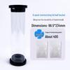 Portable Transparent Badminton Tube with Moisturizing Lid - Handmade Storage for Shuttlecocks