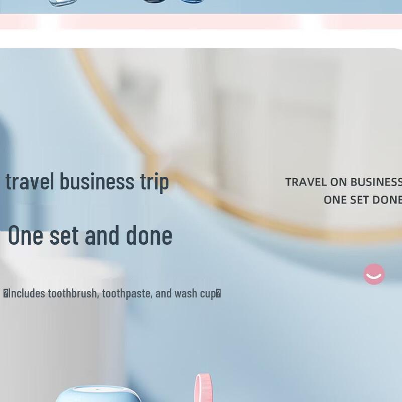 Etravel Folding Travel Toothbrush and Cup Set