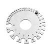 Anti-corrosion 0.3125"-0.007" Scale Plate Ruler Measuring Tool Wire Gauge Thickness Measurement