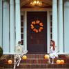 Faux Exquisite Maple Leaf Halloween Wreath With Decorative Bats Perfect For Holiday Decor Wall