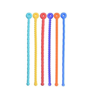 6 Stück dehnbare Silikonarmbänder für Kinder, sensorisches Spielzeug, verstellbares strukturiertes Armband, Stressabbau, Stimulation, sensorisches Spielzeug