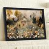 Tree Cute Canvas Wall Art Painting with Frames for Living Room Bedroom Decor Pictures Housewarming Gift