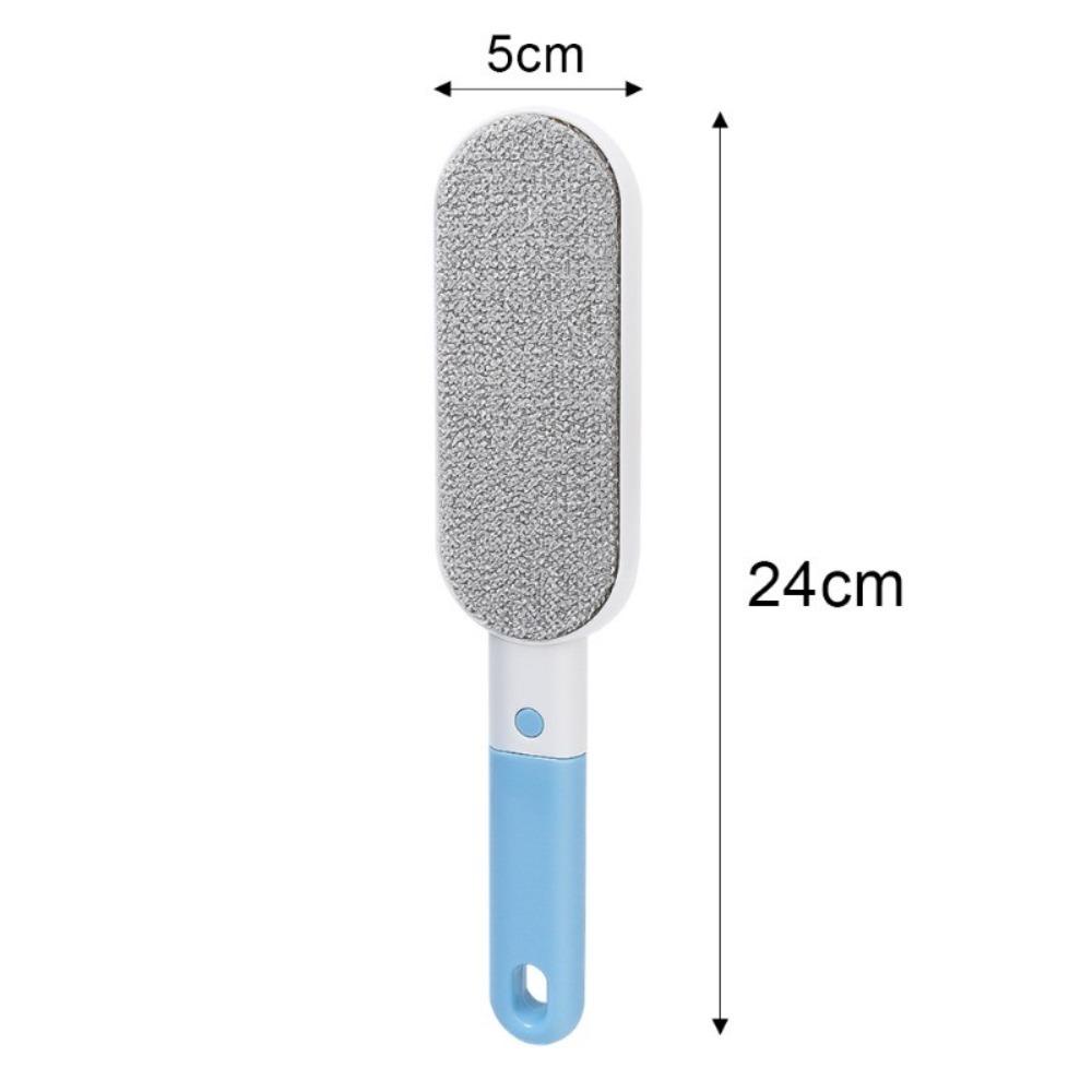 

Двостороння статична щітка для видалення волосся Щітки для чищення меблевої тканини для побутового чищення ворсу синій