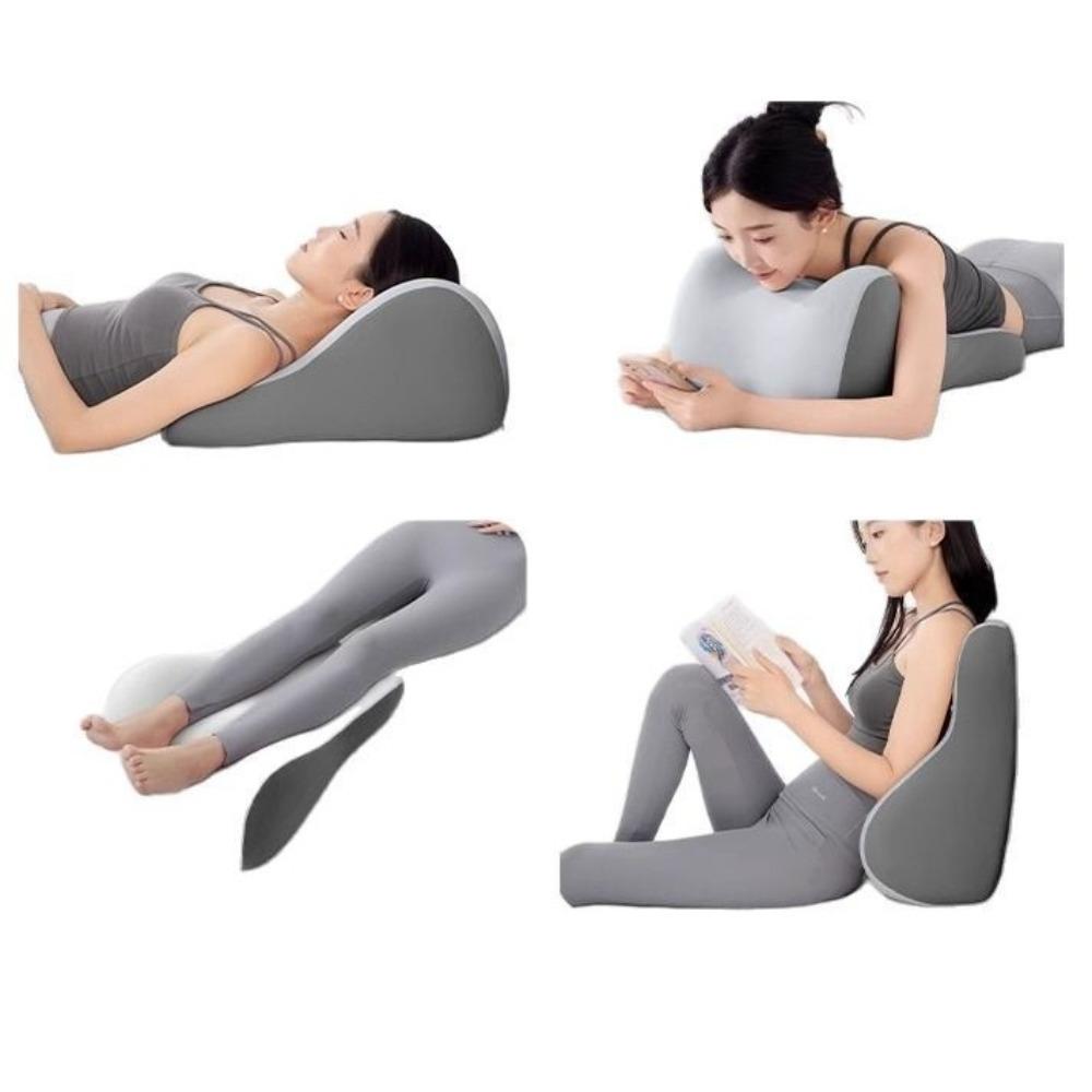Non-Slip Relax Cush Pillow Soft Relaxing Prone Pillow Bed Wedge Pillow  for Rest, Massage, Reading