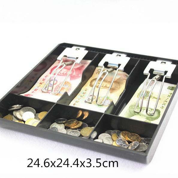 Five-Compartment Cash Register Storage Tray for Supermarkets and Convenience Stores