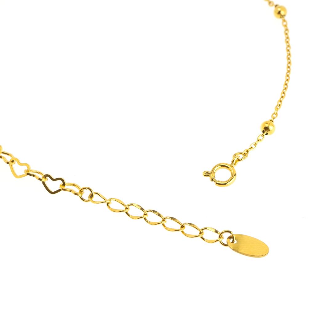 Nánožníky Alergický řetízek Havajský tenký Tenký Extra jemný zlatý párový nastavovací prvek v ceně [Alavel] Dámské [Kovové kompatibilní] Bezoplachové