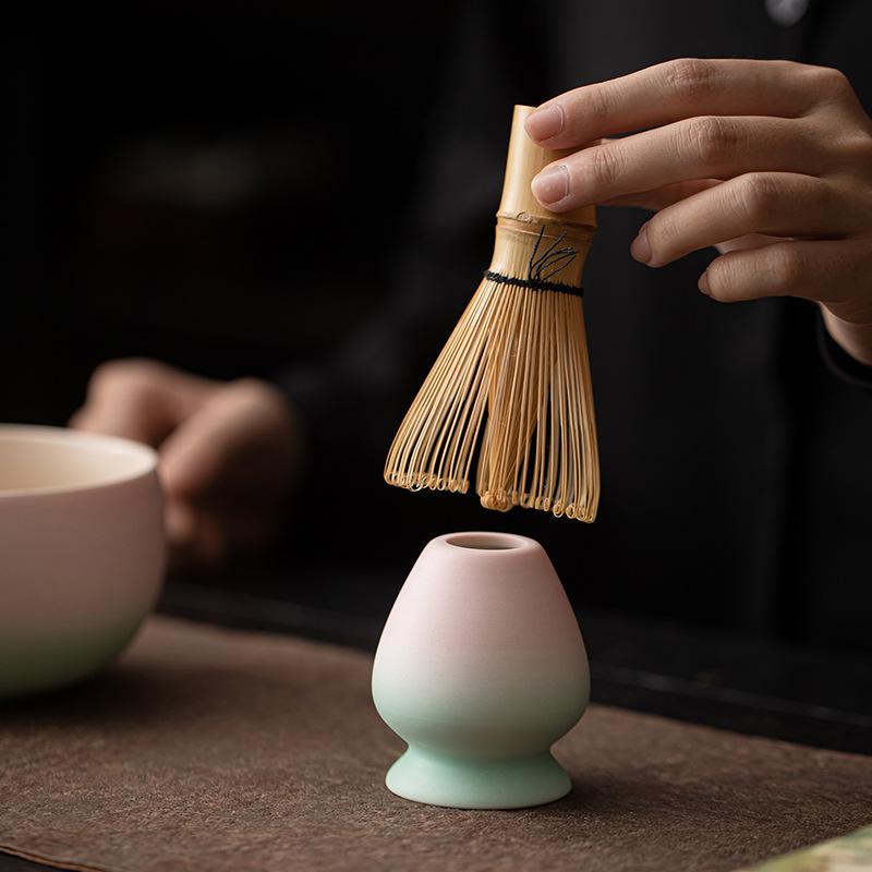 Ceramic Handmade Green Tea Cup Handcrafted Japanese Traditional Matcha Bowl  Tea Accessories for Tea Lovers