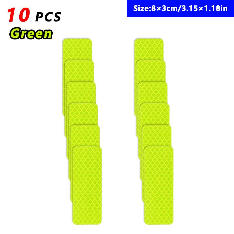 Car Wheel Hub Reflective Stripes Door Safety Opening Warning Sticker Tape Auto Rear Warning Reflective Tape Car Accessories