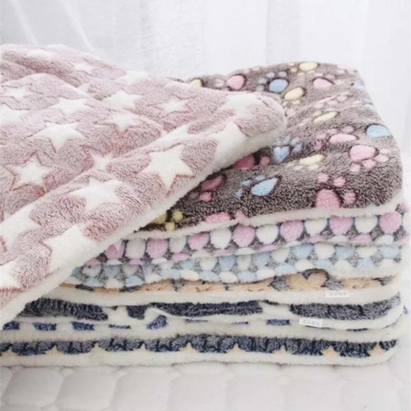 Weiche Flanell Verdickte Haustier Weiche Fleece Pad Haustier Decke Bett Matte für Welpen Hund Katze Sofa Kissen Hause Teppich Halten warme Schlaf Abdeckung