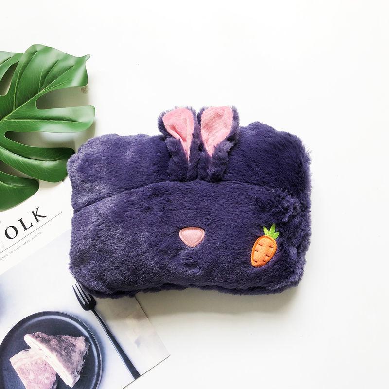Electric Cartoon Plush Hot Water Bottle & Waist Warmer - Explosion-Proof, Baby-Safe, Cute Design