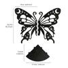 Butterfly Corner Shelf Wooden Crystal Display Shelf Wall Mounted Corner Organizer for Corner Bedroom Bathroom Kitchen Shelf