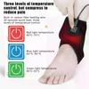 USB Powered Electric Foot Heated Wrap - 3 Temperature Control For Men And Women, Heated Protection Strap Foot Warmer