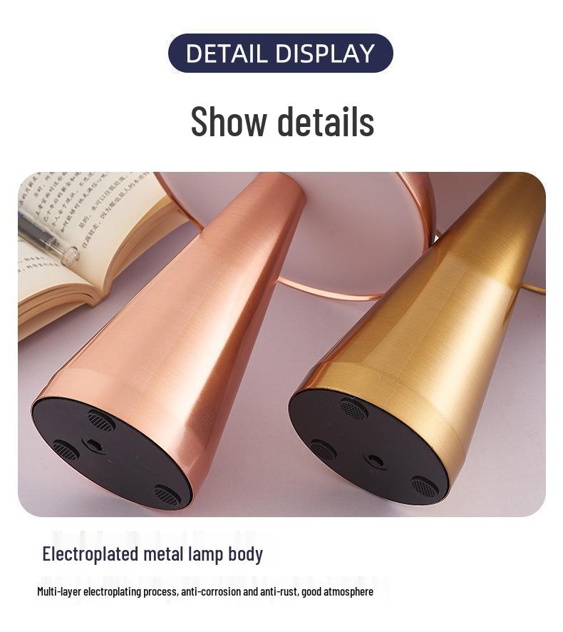 Danish Mushroom Lamp - Touch Bedside Night Light and Decorative Desk Lamp for Bars and Restaurants.