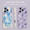 Magnetic For Magsafe Case For iPhone 17 Pro Max Blues Jellyfish Print Soft Silicone Phone Back Cover For iPhone 16 15 14 13 Pro Max 16e 17e