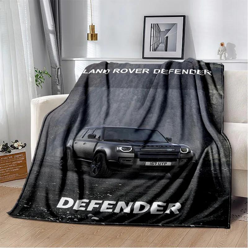 Luxurious HD Fashion Trend Sports Car L-LAND ROVER Logo Blanket - Perfect for Children as Gift Sofa Bed Office Hotel Decor