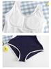 2025 New Style Girls' Long Sleeve Sun Protection One-Piece Swimsuit for Middle & Big Children – High-End Professional Sportswear