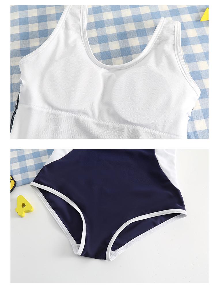 2025 New Style Girls' Long Sleeve Sun Protection One-Piece Swimsuit for Middle & Big Children – High-End Professional Sportswear