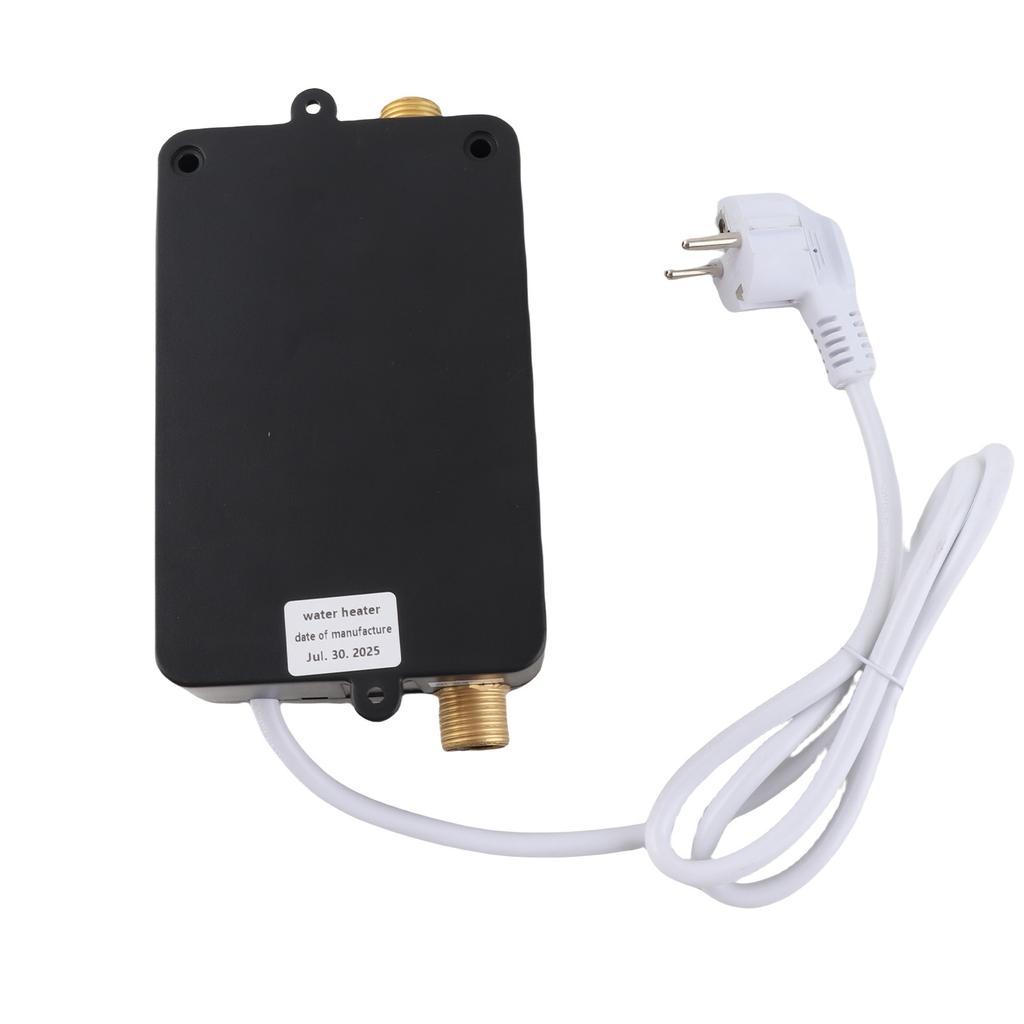 Under Sink Water Heater Black 1 2 Inch Interface High Power Energy Saving Water Heater for Kitchen Apartment Bathroom