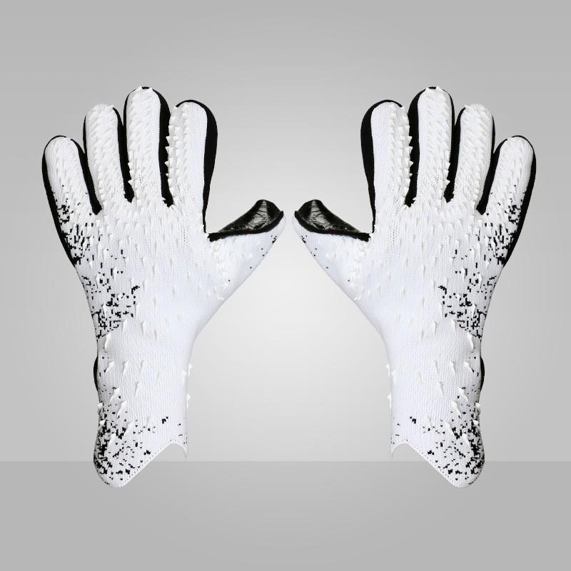 Professionele Voetbaldoelmanhandschoenen Kinderen Jeugd Voetbaltraining Met Dikke Latex Handpalm Antislip Grip