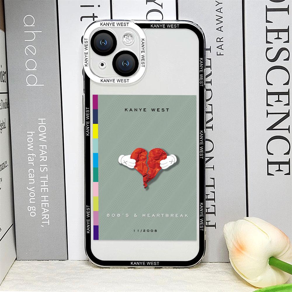 Sjovt Kanye West Ye Minimalistisk Plakat Telefoncover til IPhone 16 15 14 13 12 11 Pro MAX Mini XS X SE20 8 7 Plus Cover Klart Fundas