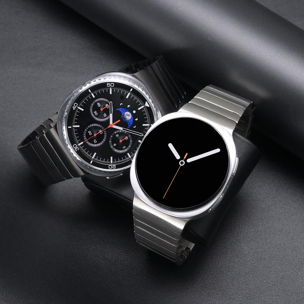 Titanium Band for Samsung Galaxy Watch 8 Classic 46mm 8 44mm 40mm Luxury Bracelet for Galaxy Ultra 2025 2024 Watchband Strap