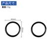 for 12-15 Toyota Tacoma interior modified piano black front door horn ring decoration sticker