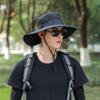 Polyester Fisherman Hat Breathable Fishing Hat Female Large Brim Sun Hat  Outdoor