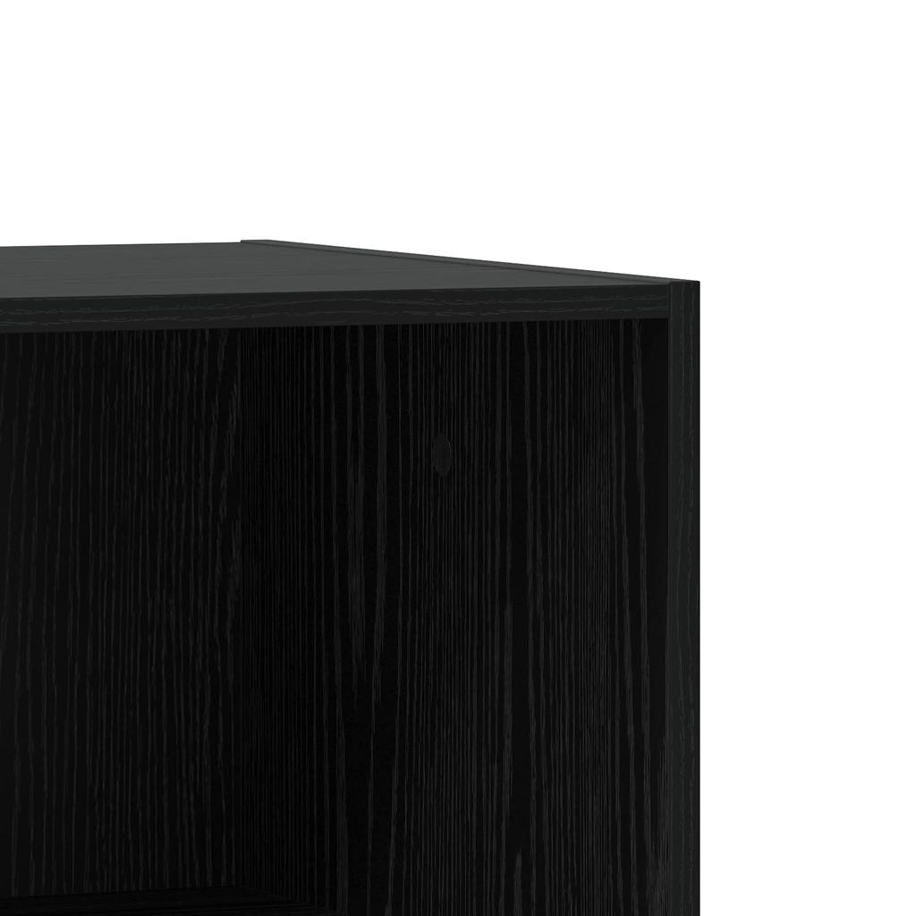 Wardrobe Black Oak Effect 77 x 48 x 102 cm PB