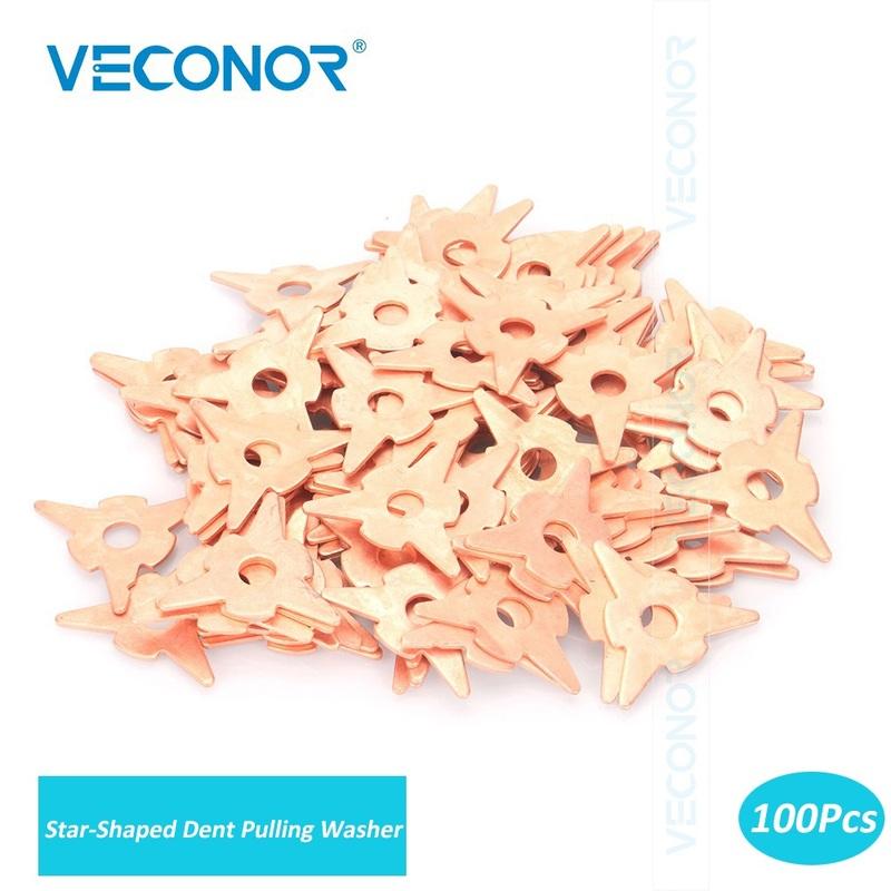 100 шт. Шайба для вытягивания вмятин для точечной сварки, Звездочка для вытягивания панелей, Машина точечной сварки, Диаметр отверстия 10,8 мм