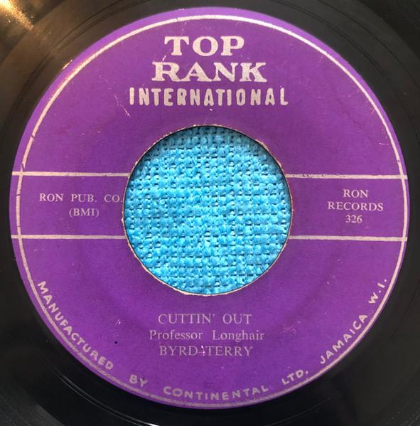 7-дюймовая пластинка PROFESSOR LONGHAIR Cuttin Out If I Only Knew 326 Top Rank Intern Jamaica SoulFunk Б/у