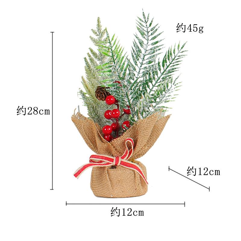 

28 см настольная мини-елка, Маленькие рождественские елки в подарок детям и друзьям, настольная рождественская елка, Новогоднее украшение C