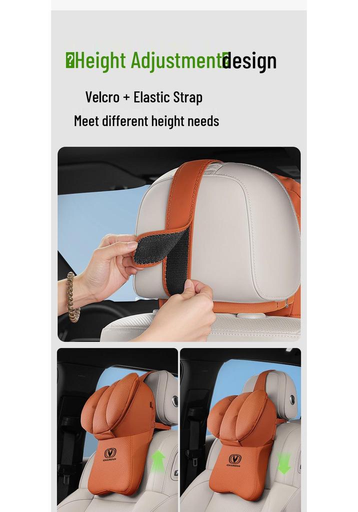 Changan Car Headrest & Lumbar Support Set for CS35/55/CS75 Plus