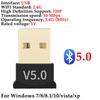USB Bluetooth 5.3/5.1/5.0 Adapter Wireless Dongle Adapters Support Computer Laptop For Windows 11/10/8.1 Audio Transmitters